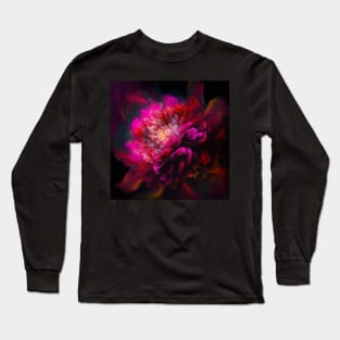 Magenta Flower Passion Long Sleeve T-Shirt